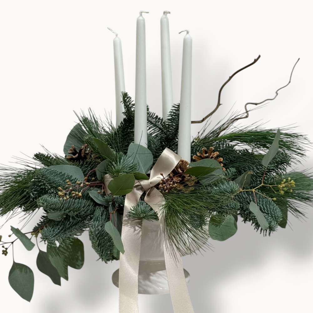 Joulurauhaa -adventtiasetelma