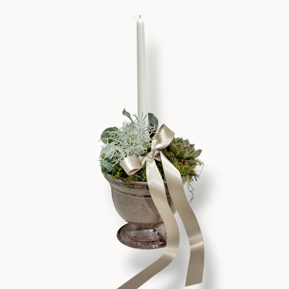 Talviyö -kynttiläasetelma